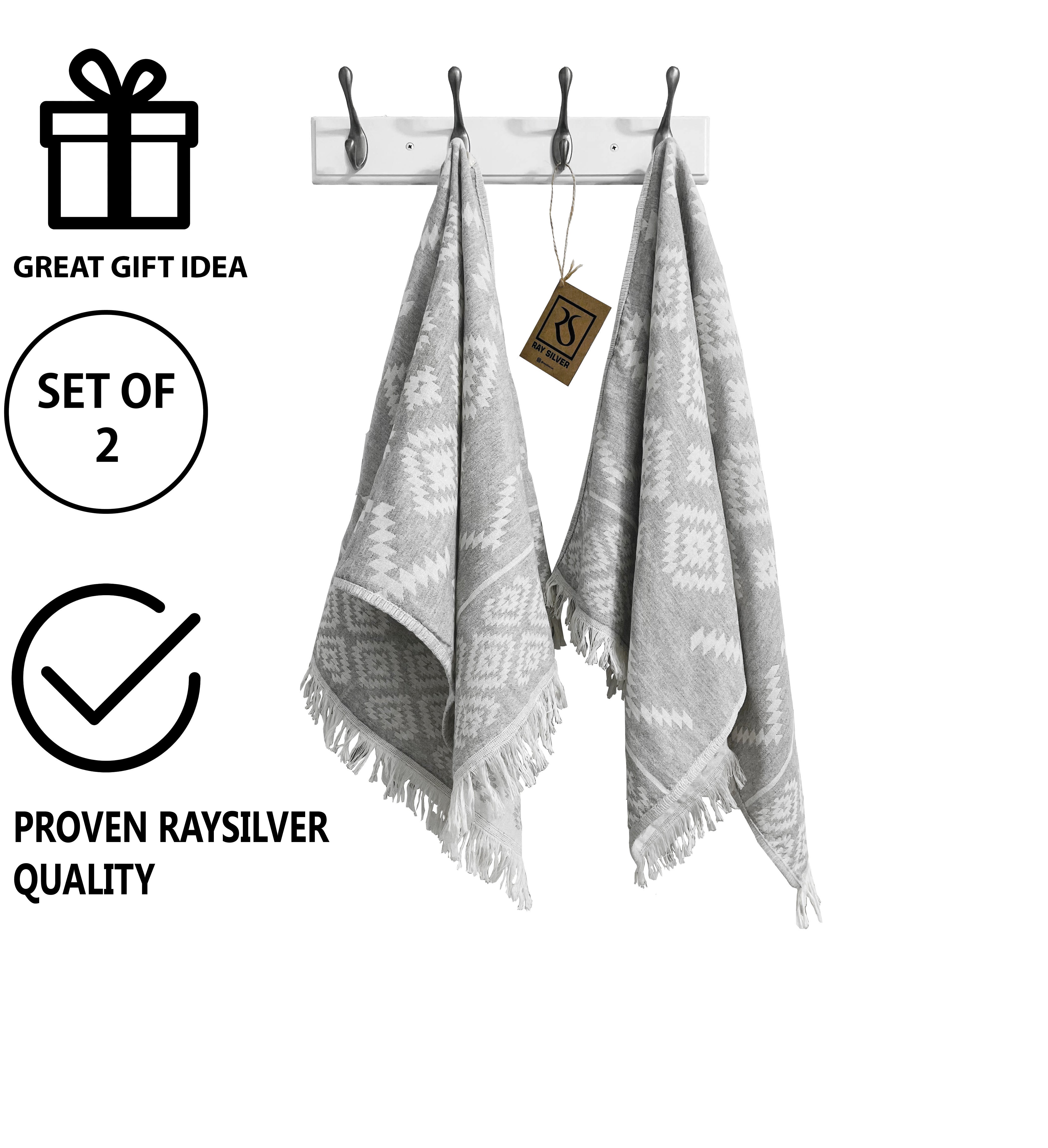 Ray Silver Hand Towels For Kitchen