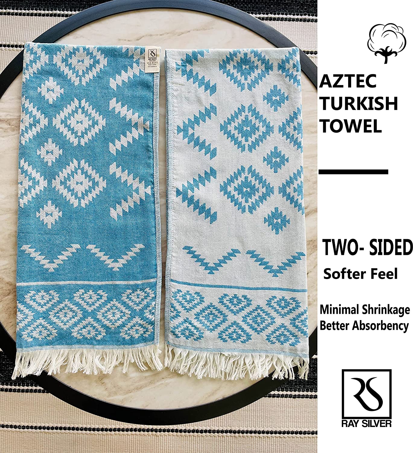 Aztec Turkish Bath Towel Set